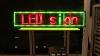 OLIVE LED Sign 3Color RGY 12x31 IR Programmable Scroll. Message Display EMC.