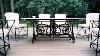 Wido 8 Piece Outdoor Garden Furniture Set Padded Cushions Chair Table & Parasol.